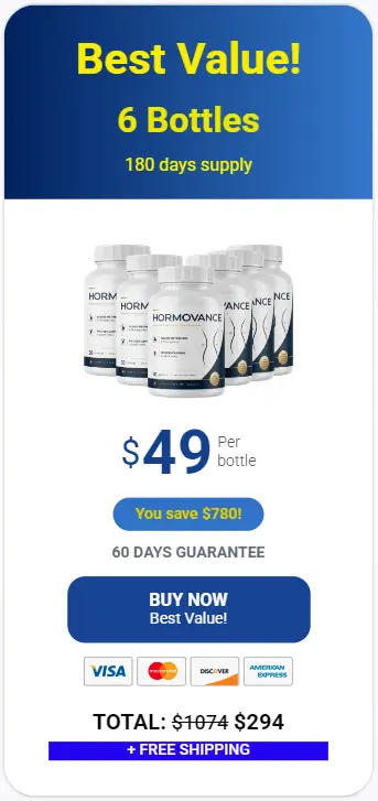 Hormovance 6 Bottle Price